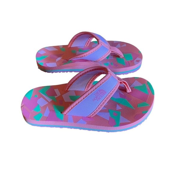 NWOT North Face Flip Flop Base Camp Mini Sz T  9.5* Lilac Sachet Pink Lemonade - Picture 8 of 10